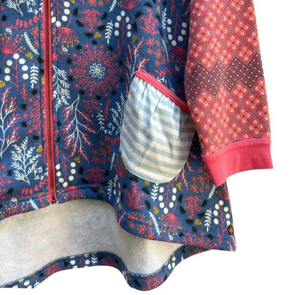 Matilda Jane 435 Up North Hoodie Jacket Full Zip Make Believe Pockets Girl's 12 - Picture 5 of 8